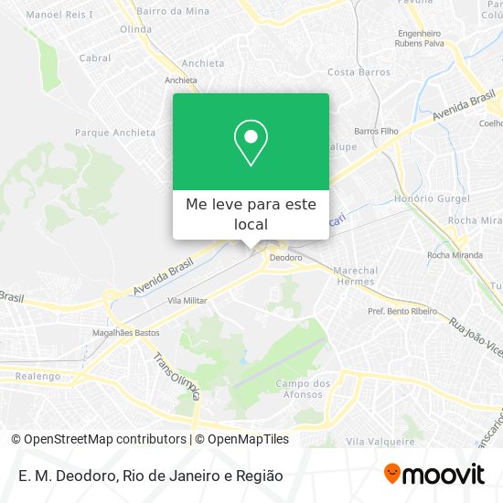 E. M. Deodoro mapa
