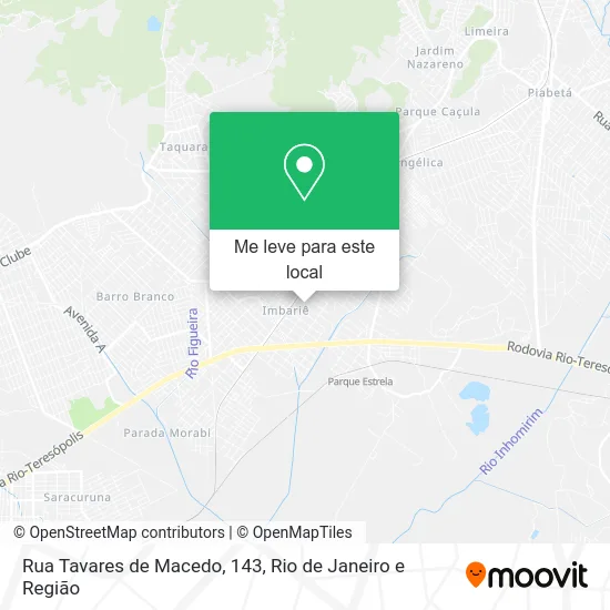 Rua Tavares de Macedo, 143 mapa