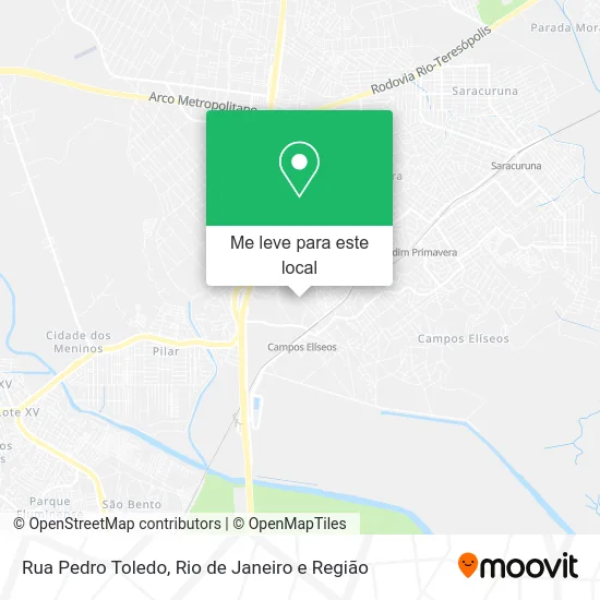 Rua Pedro Toledo mapa