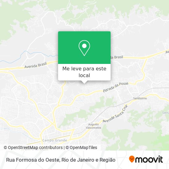 Rua Formosa do Oeste mapa