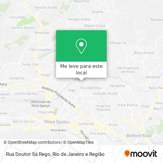 Rua Doutor Sá Rego mapa