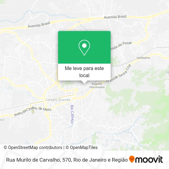 Rua Murilo de Carvalho, 570 mapa