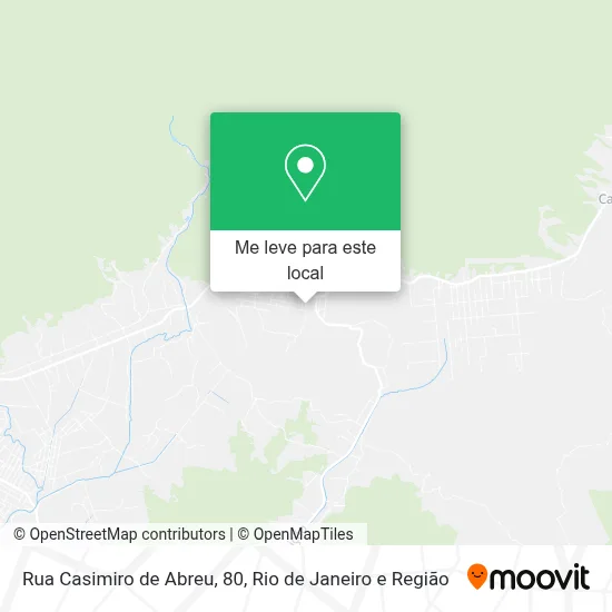 Rua Casimiro de Abreu, 80 mapa