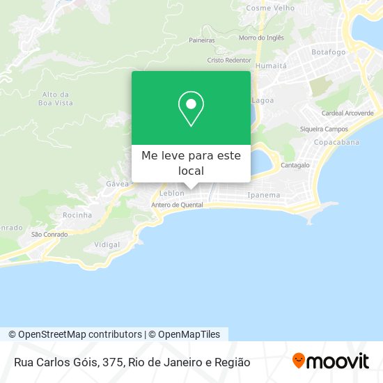 Rua Carlos Góis, 375 mapa