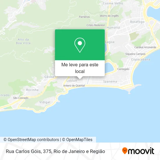Rua Carlos Góis, 375 mapa