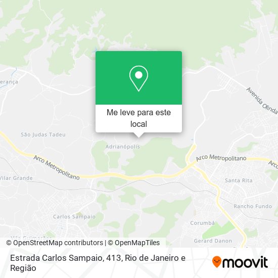 Estrada Carlos Sampaio, 413 mapa