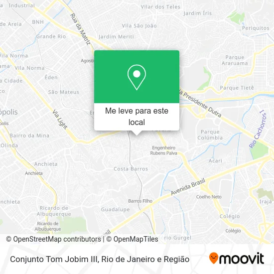 Conjunto Tom Jobim III mapa