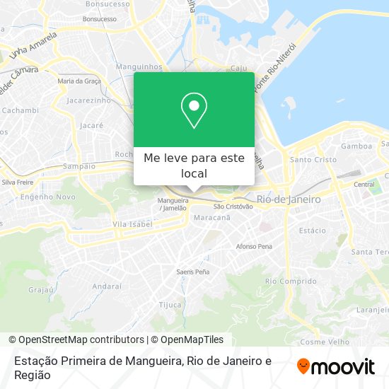 Estação Primeira de Mangueira mapa