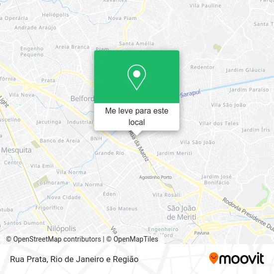 Rua Prata mapa