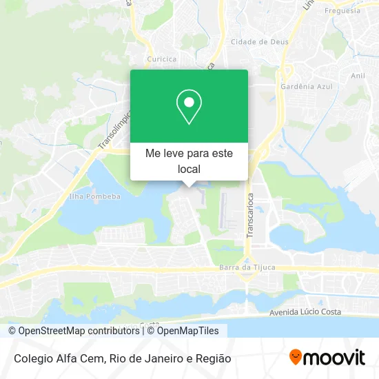 Colegio Alfa Cem mapa