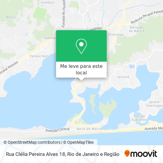 Rua Clélia Pereira Alves 18 mapa