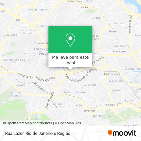 Rua Lazer mapa