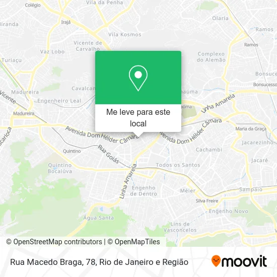 Rua Macedo Braga, 78 mapa