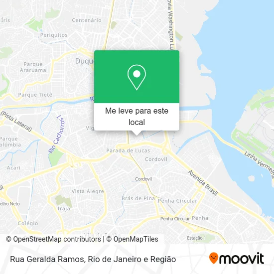 Rua Geralda Ramos mapa
