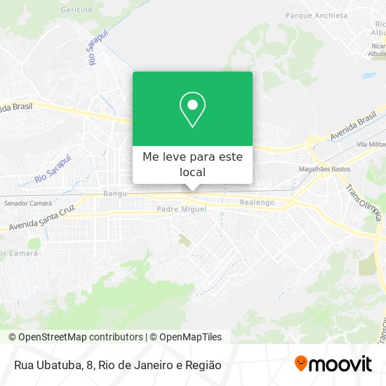 Rua Ubatuba, 8 mapa