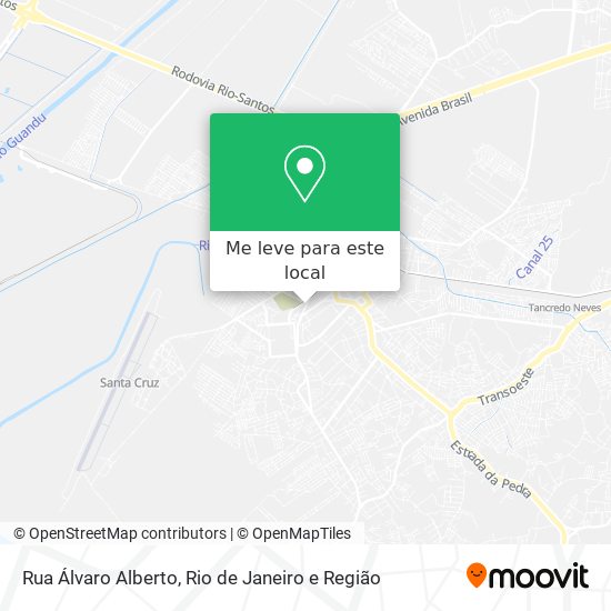Rua Álvaro Alberto mapa