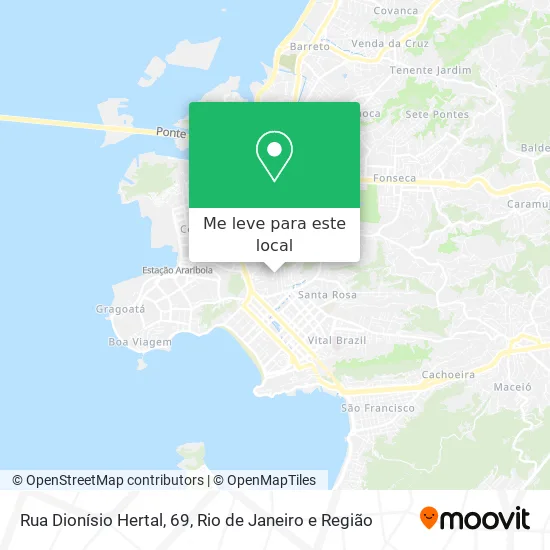 Rua Dionísio Hertal, 69 mapa