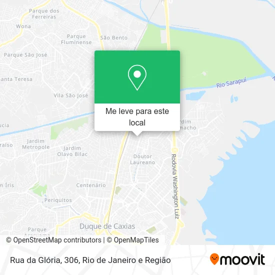 Rua da Glória, 306 mapa