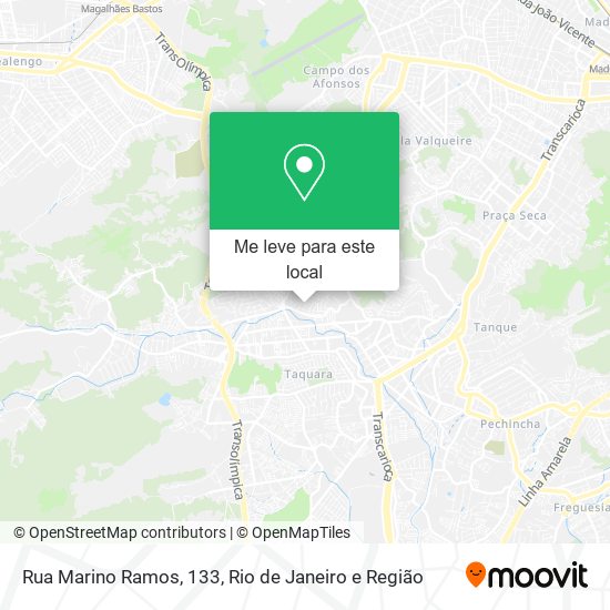 Rua Marino Ramos, 133 mapa