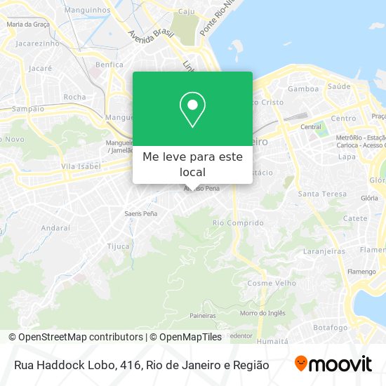 Rua Haddock Lobo, 416 mapa