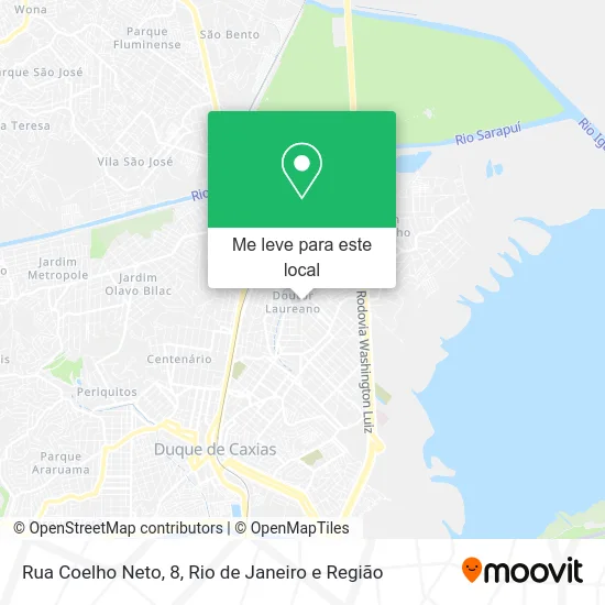 Rua Coelho Neto, 8 mapa