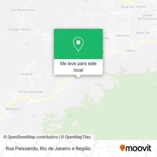 Rua Paissandu mapa