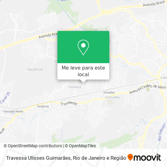 Travessa Ulisses Guimarães mapa