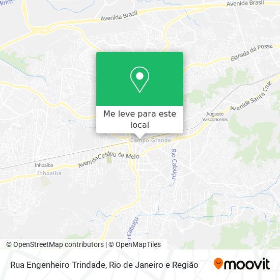 Rua Engenheiro Trindade mapa