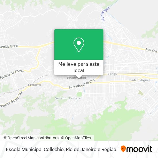 Escola Municipal Collechio mapa