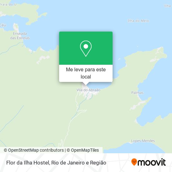 Flor da Ilha Hostel mapa