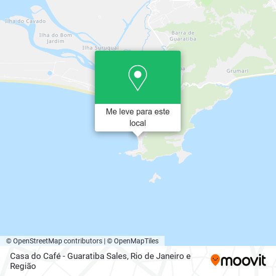 Casa do Café - Guaratiba Sales mapa