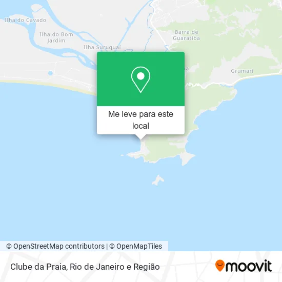 Clube da Praia mapa