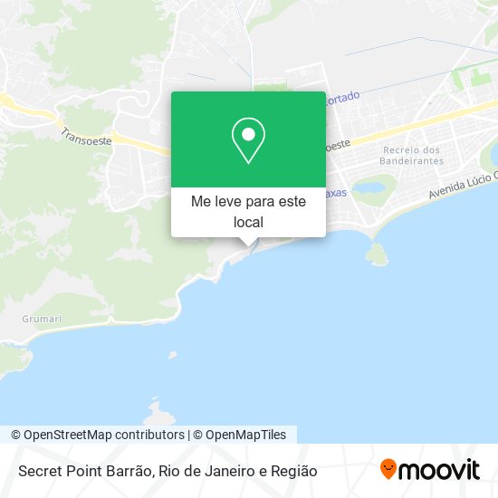 Secret Point Barrão mapa