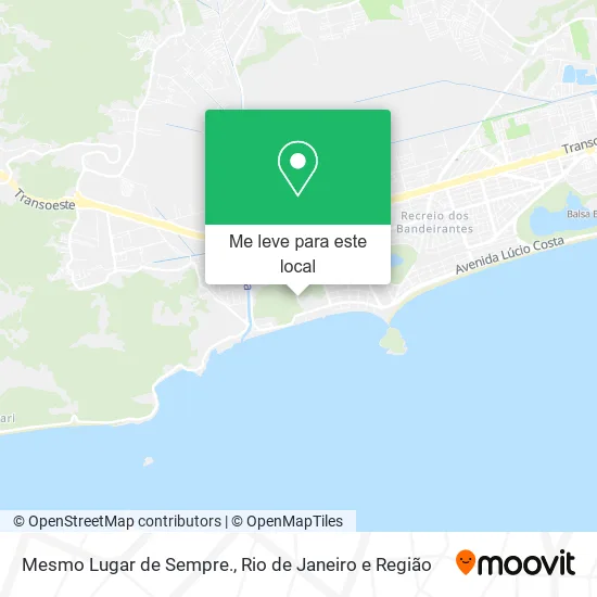 Mesmo Lugar de Sempre. mapa