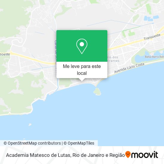 Academia Matesco de Lutas mapa