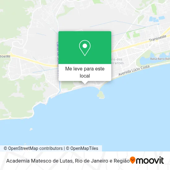 Academia Matesco de Lutas mapa