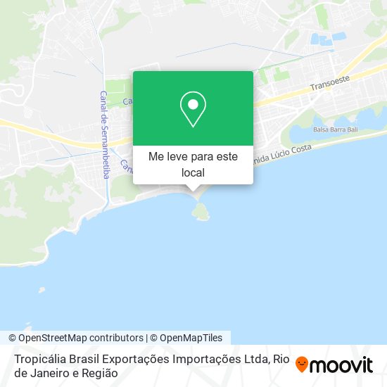 Tropicália Brasil Exportações Importações Ltda mapa