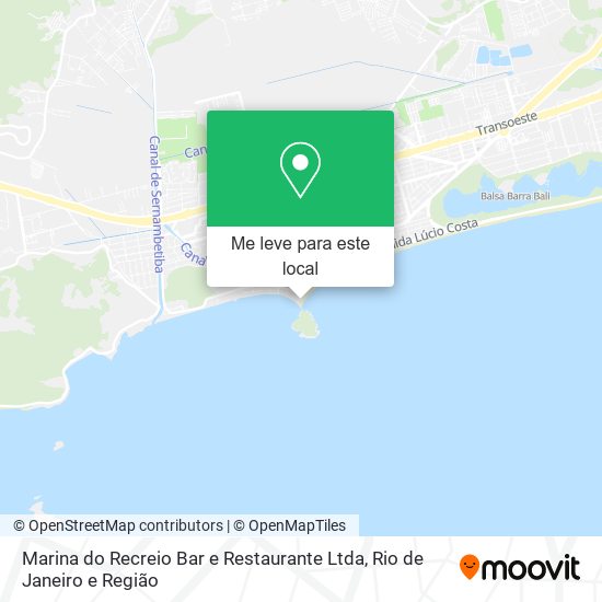 Marina do Recreio Bar e Restaurante Ltda mapa