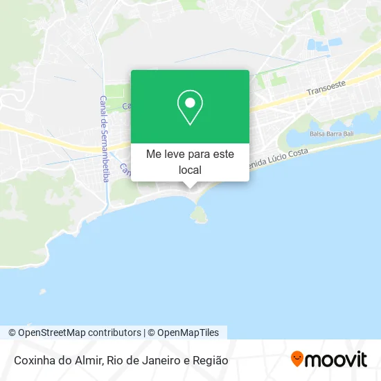 Coxinha do Almir mapa