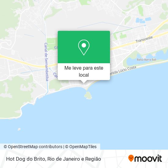 Hot Dog do Brito mapa