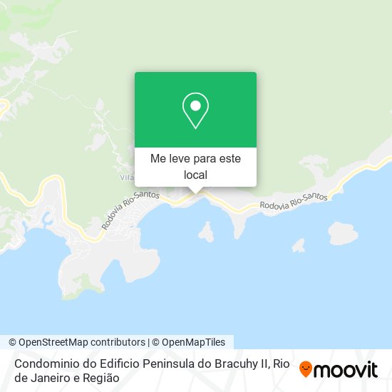 Condominio do Edificio Peninsula do Bracuhy II mapa