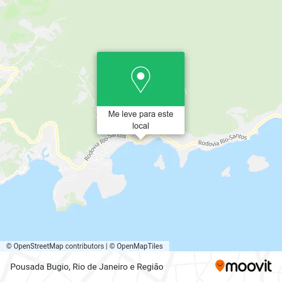 Pousada Bugio mapa