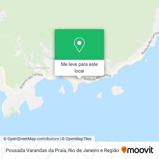 Pousada Varandas da Praia mapa