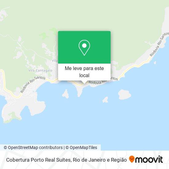 Cobertura Porto Real Suítes mapa