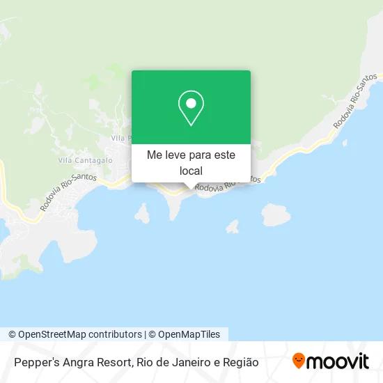 Pepper's Angra Resort mapa