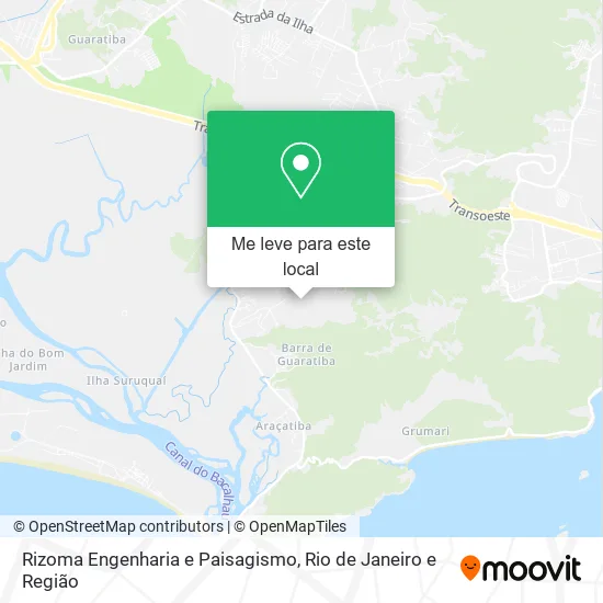 Rizoma Engenharia e Paisagismo mapa