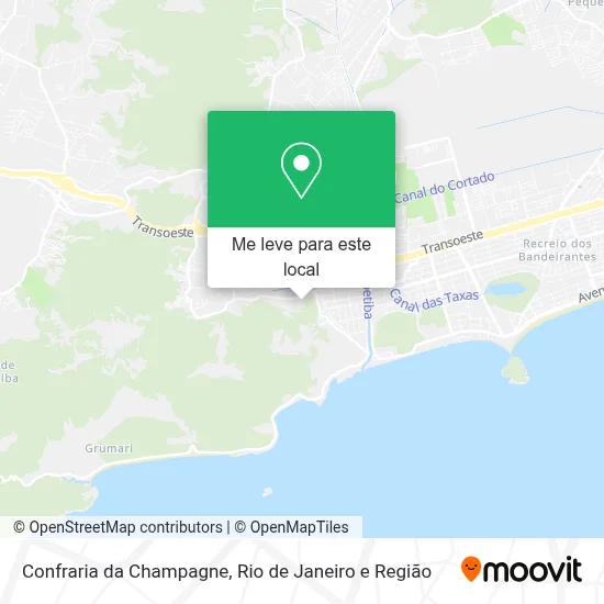 Confraria da Champagne mapa