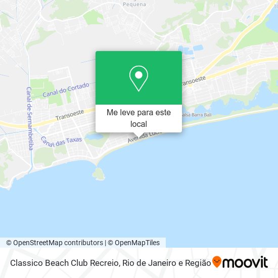 Classico Beach Club Recreio mapa