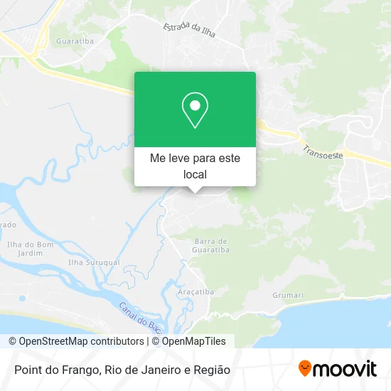 Point do Frango mapa