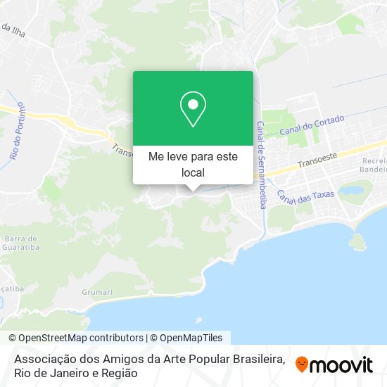 Associação dos Amigos da Arte Popular Brasileira mapa